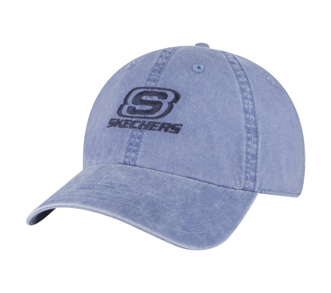 WASHED DAD HAT, BLUE Accessories Lateral View