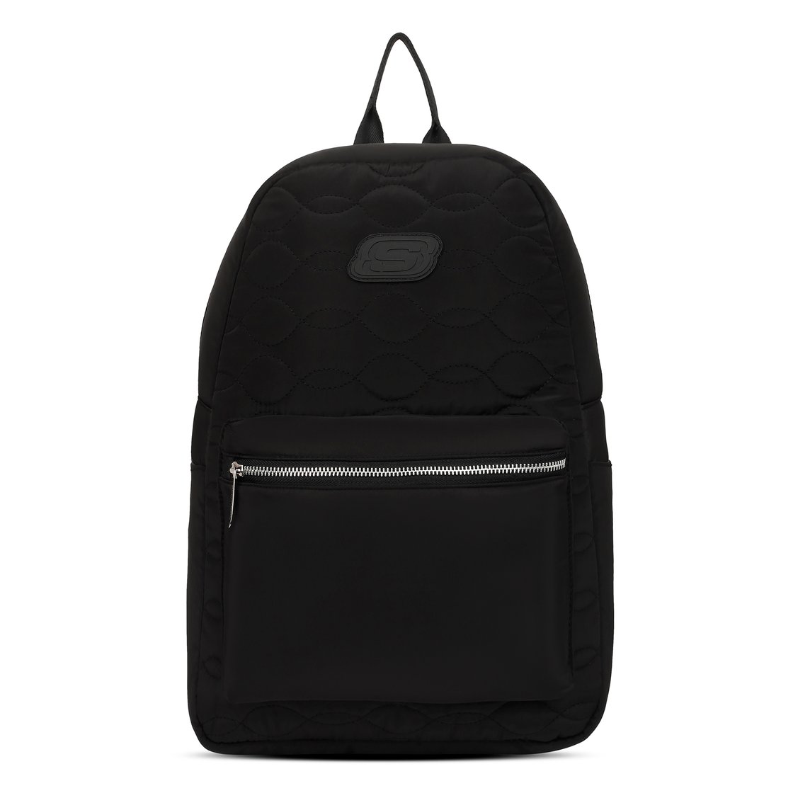 QUILTED SINGLE COMPARTMENT BAG, BBBBLACK Accessories Lateral View