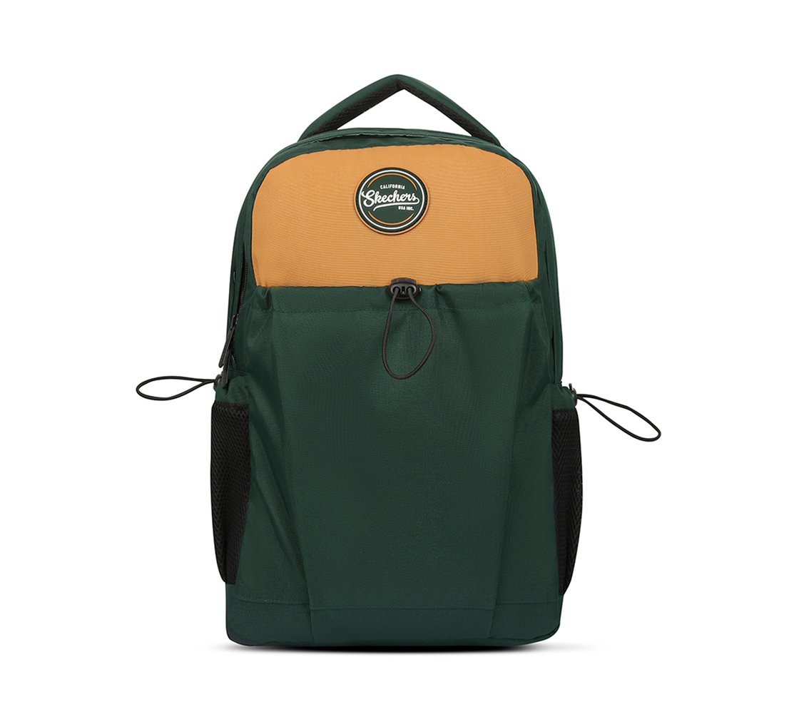 BAGPACK WITH MULTI COMPARTMENT, ORANGE/WHITE Accessories Lateral View