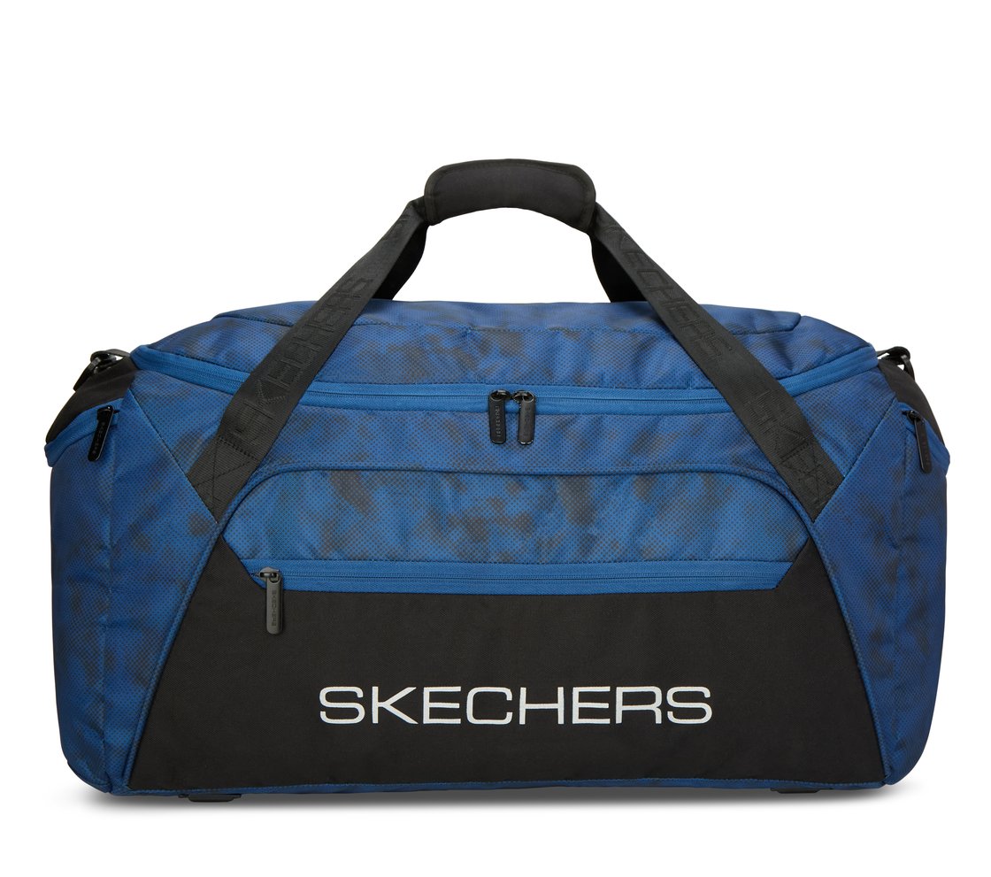 CAMO DUFFLE BAG, BLUE/BLACK Accessories Lateral View