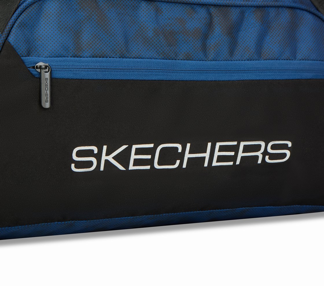 CAMO DUFFLE BAG, BLUE/BLACK Accessories Right View