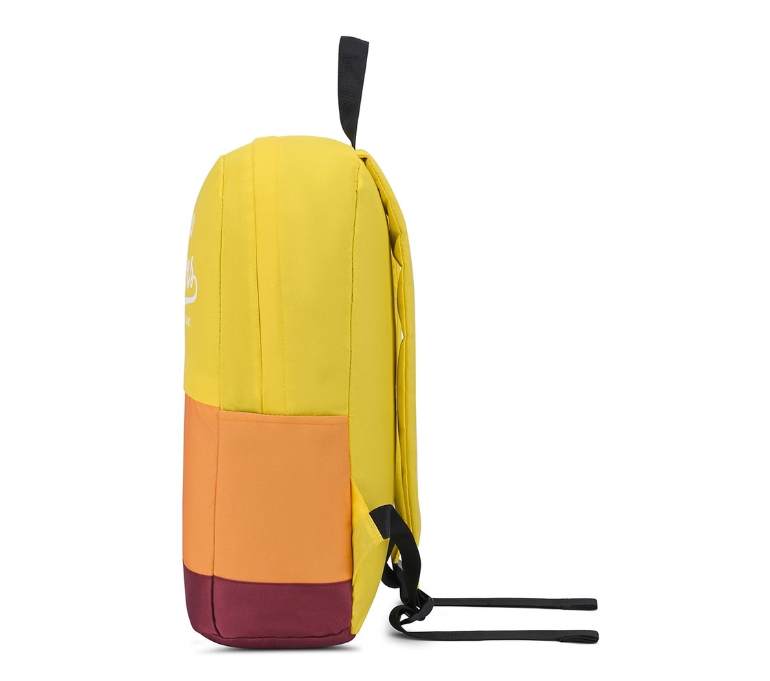 Mini Backpack With Single Compartment, YELLOW/ORANGE Accessories Bottom View