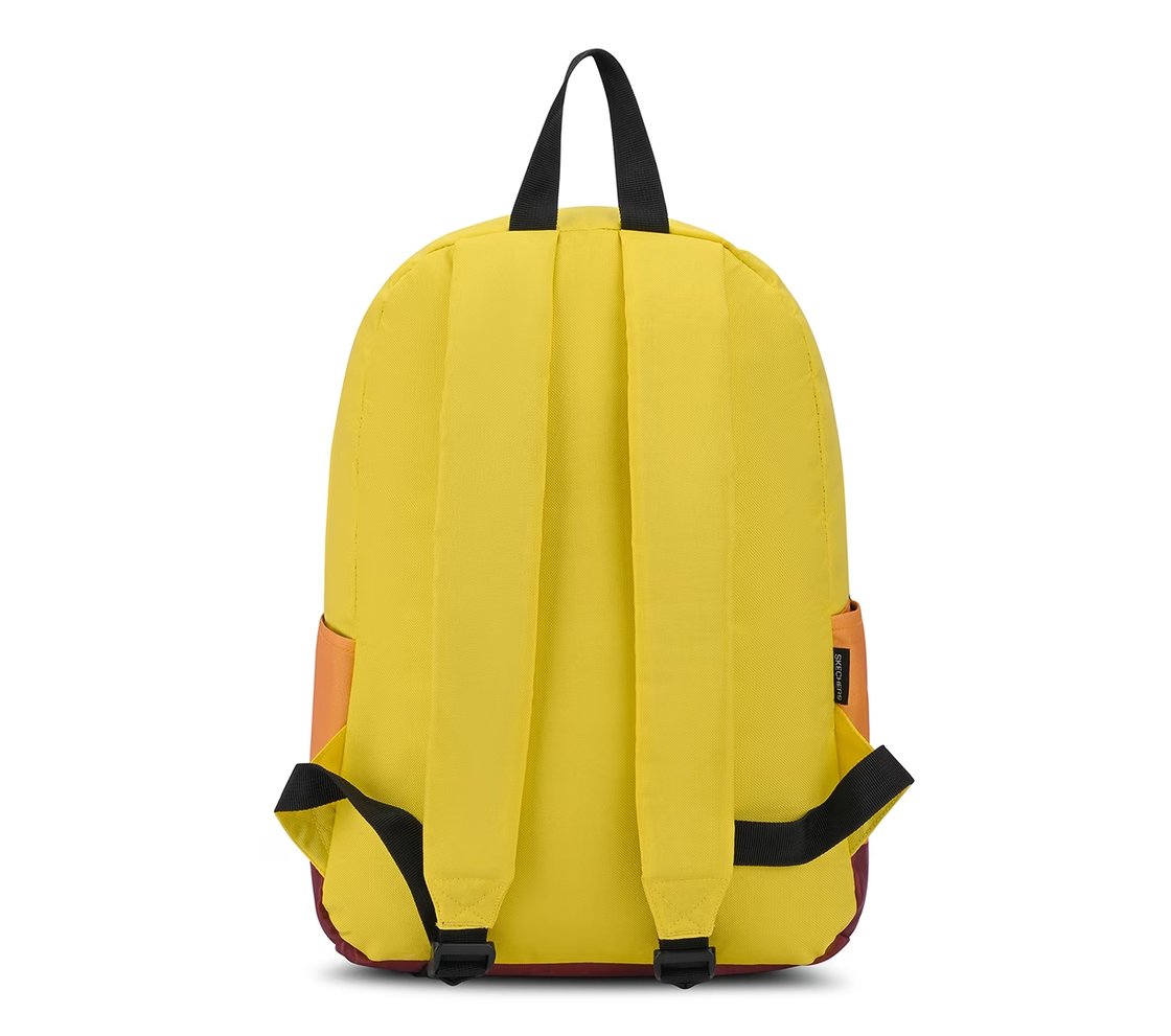 Mini Backpack With Single Compartment, YELLOW/ORANGE Accessories Left View