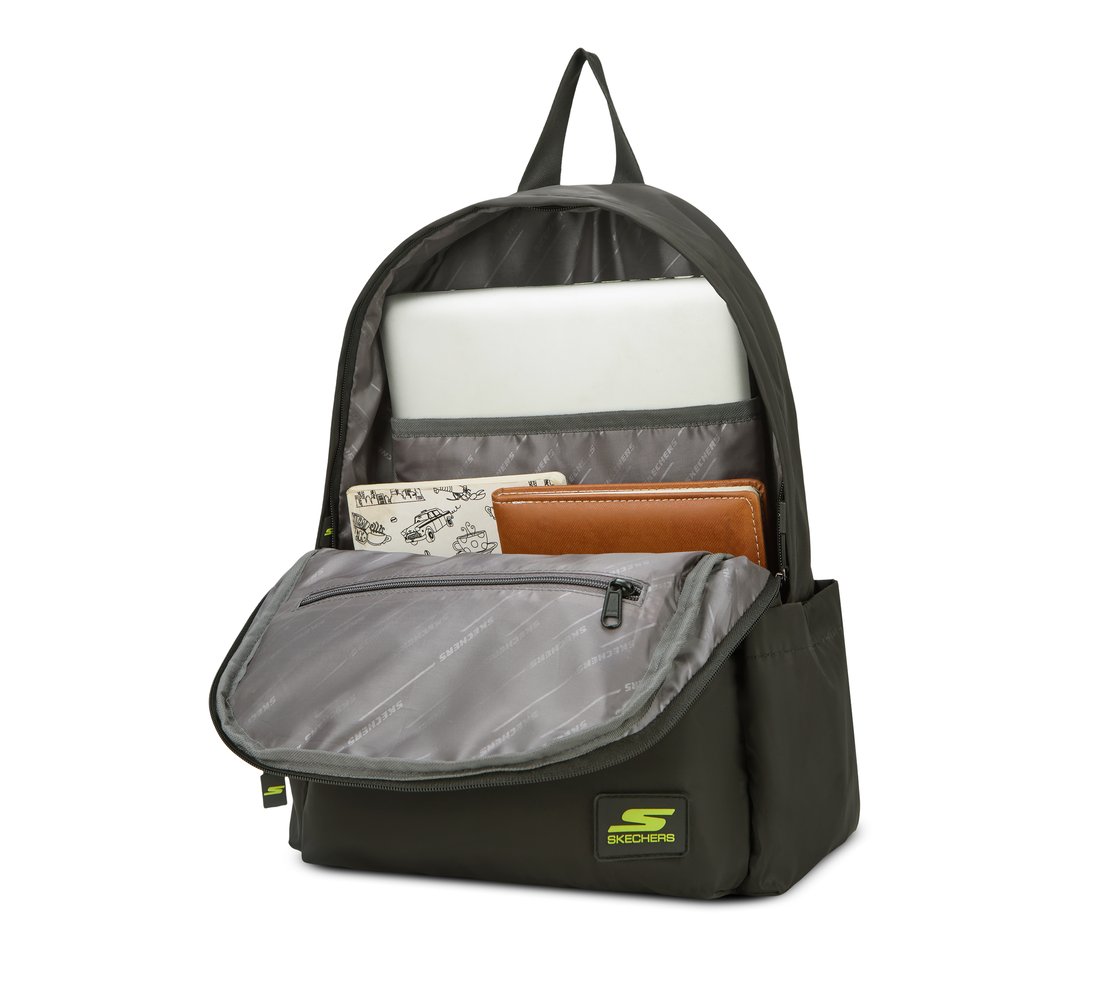 MICRO POLYESTER SINGLE COMPARTMENT & COIN POUCH BACKPACK, BLACK Accessories Right View