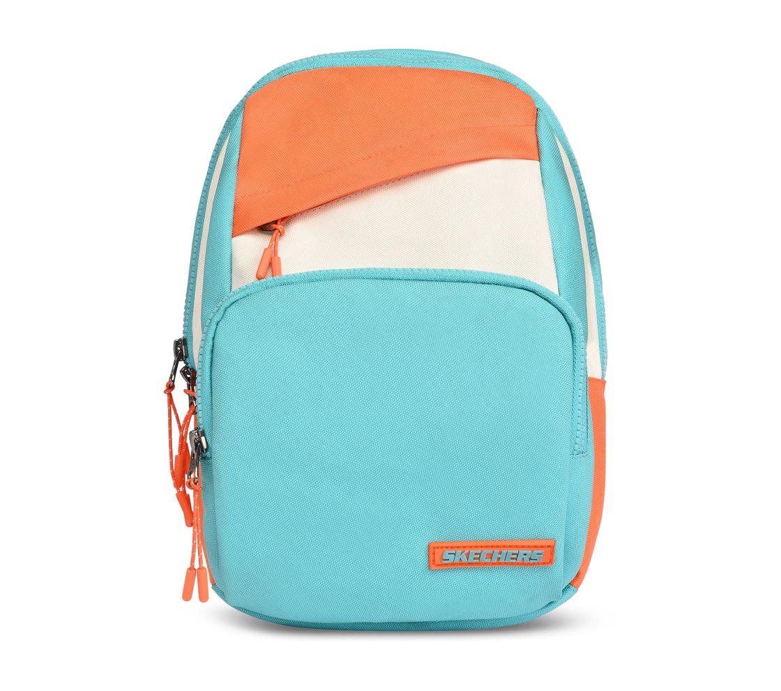 SKECHERS COLORBLOCK ONE STRAP SIDE BAG, MULTI Accessories Lateral View
