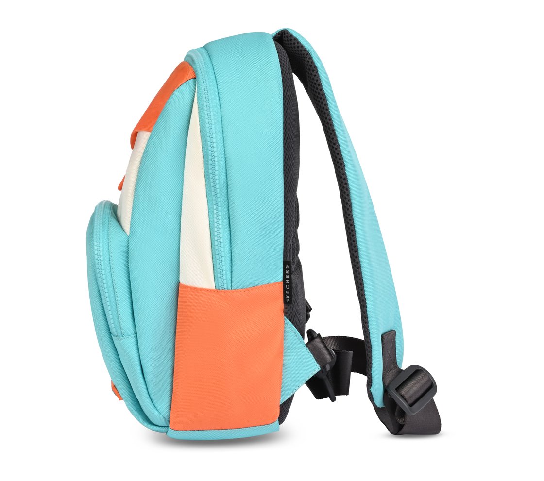 SKECHERS COLORBLOCK ONE STRAP SIDE BAG, MULTI Accessories Bottom View
