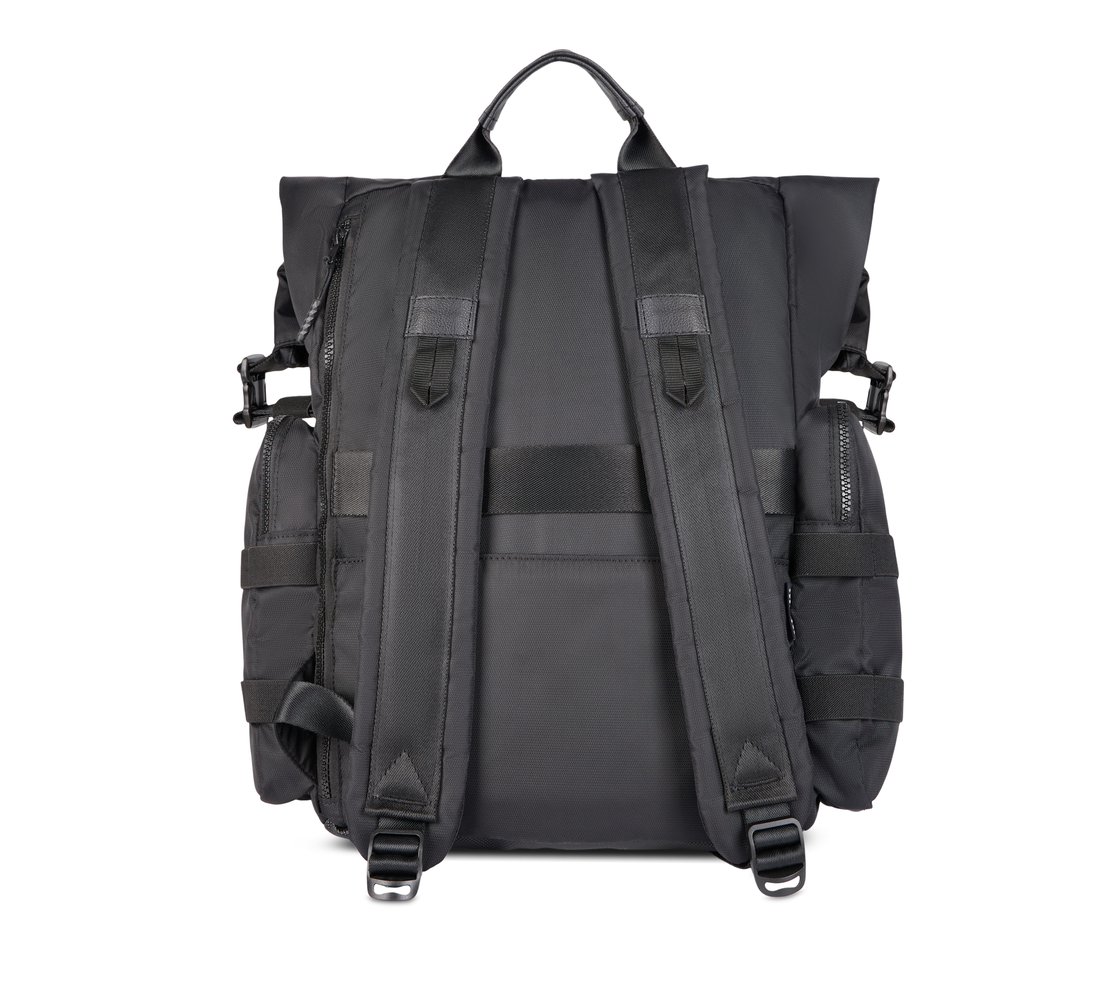 SKECHERS ROLLTOP BACKPACK, BLACK Accessories Left View