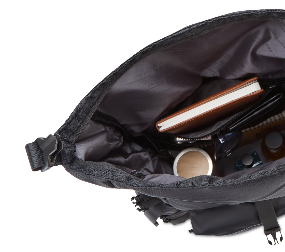 SKECHERS ROLLTOP BACKPACK, BLACK Accessories Right View