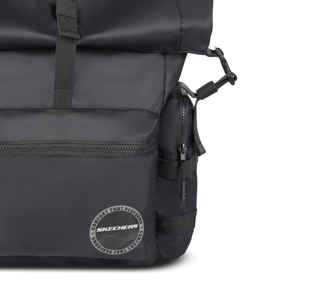 SKECHERS ROLLTOP BACKPACK, BLACK Accessories Right View