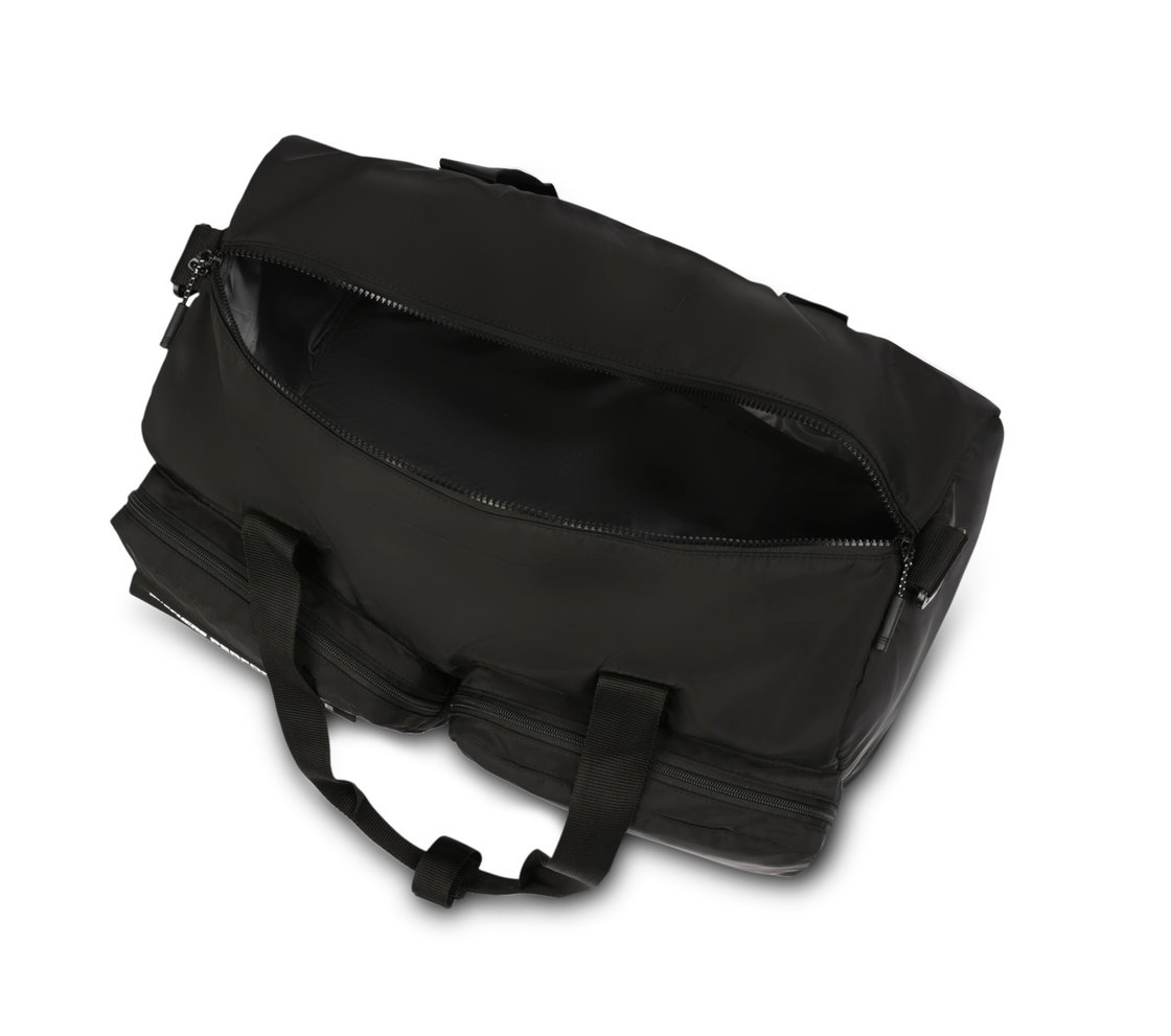 SKECHERS DUAL POCKET GYM DUFFEL, BLACK Accessories Right View