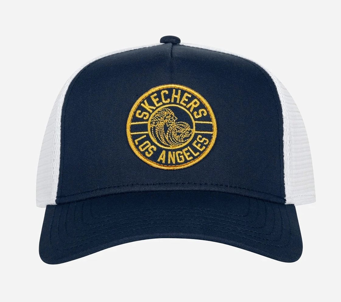 BEACH TRUCKER HAT, NNNAVY Accessories Bottom View