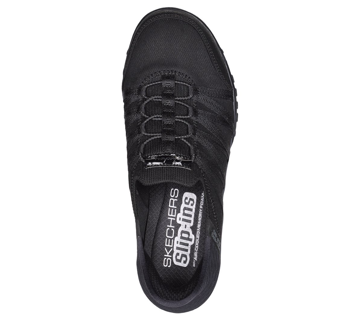 Skechers Slip-ins Relaxed Fit: Breathe-Easy - Roll-With-Me — BLACK