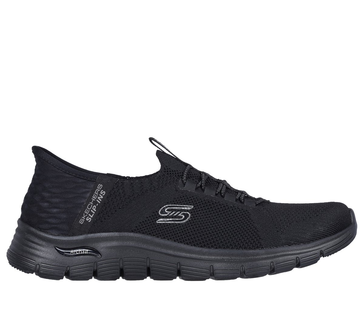 Skechers Slip-ins: Arch Fit Vista - Aspiration — BLACK