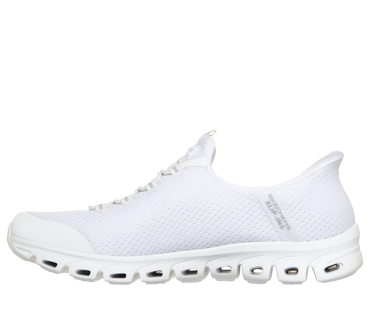 Skechers Slip-ins: Glide-Step - Pursuit — WHITE / SILVER