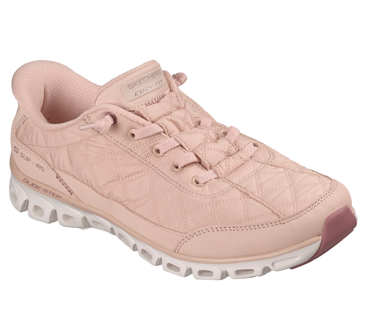 Skechers Slip-ins: Glide-Step - Cozy Fit At Ease — BLUSH PINK