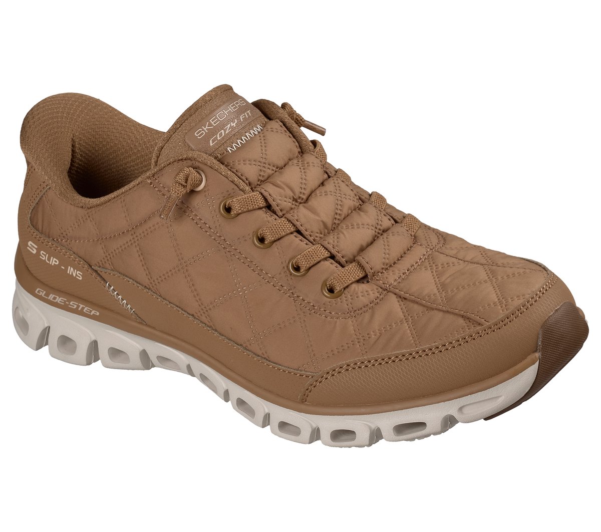 Skechers Slip-ins: Glide-Step - Cozy Fit At Ease — CHESTNUT