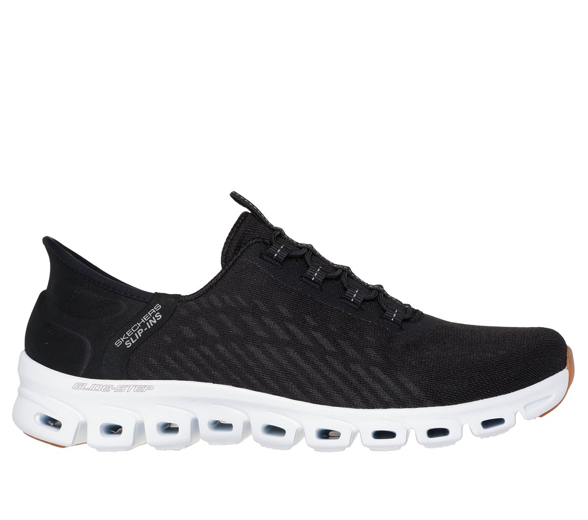 Skechers Slip-ins: Glide-Step - Tranquility — BLACK / WHITE