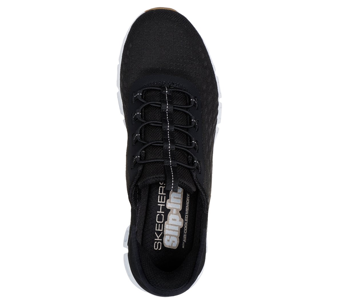 Skechers Slip-ins: Glide-Step - Tranquility — BLACK / WHITE