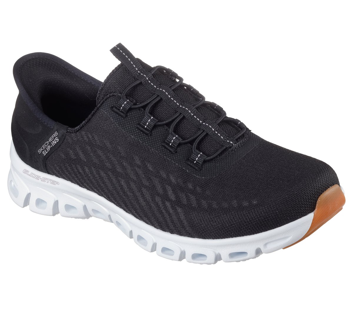 Skechers Slip-ins: Glide-Step - Tranquility — BLACK / WHITE