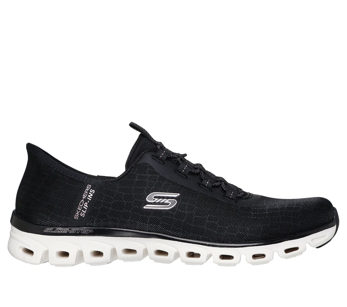 Skechers Slip-ins: Glide-Step - Prism — BLACK / ROSE GOLD