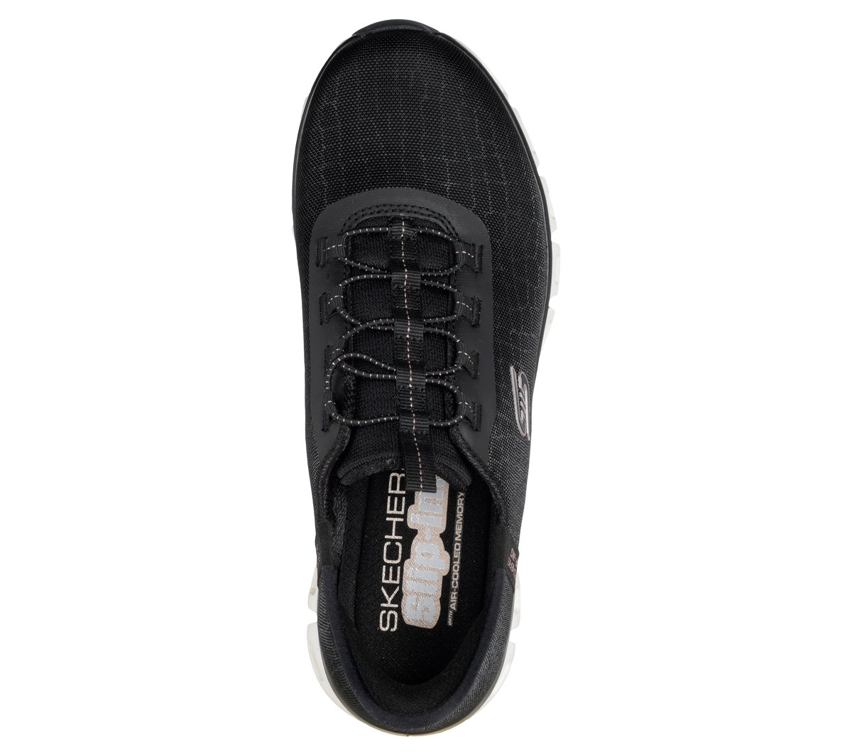 Skechers Slip-ins: Glide-Step - Prism — BLACK / ROSE GOLD