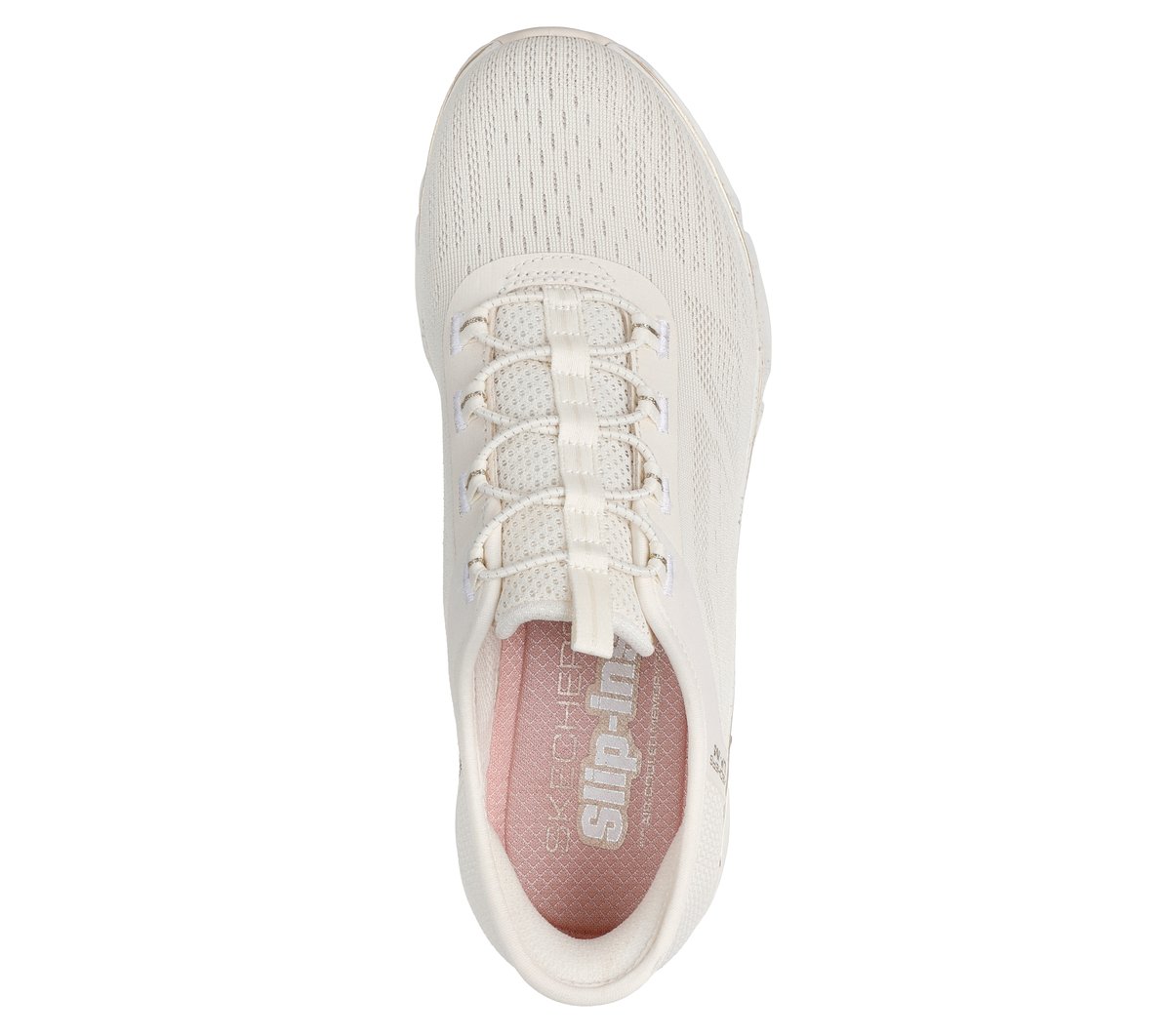 Skechers Slip-ins: Glide-Step Gratify - Pace — NATURAL / GOLD