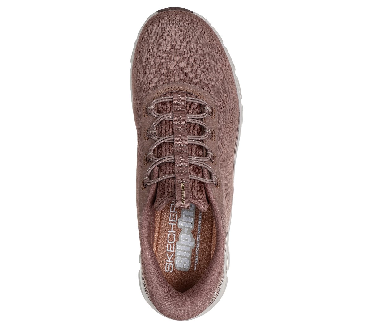 Skechers Slip-ins: Glide-Step Elevate - Amaze — BROWN