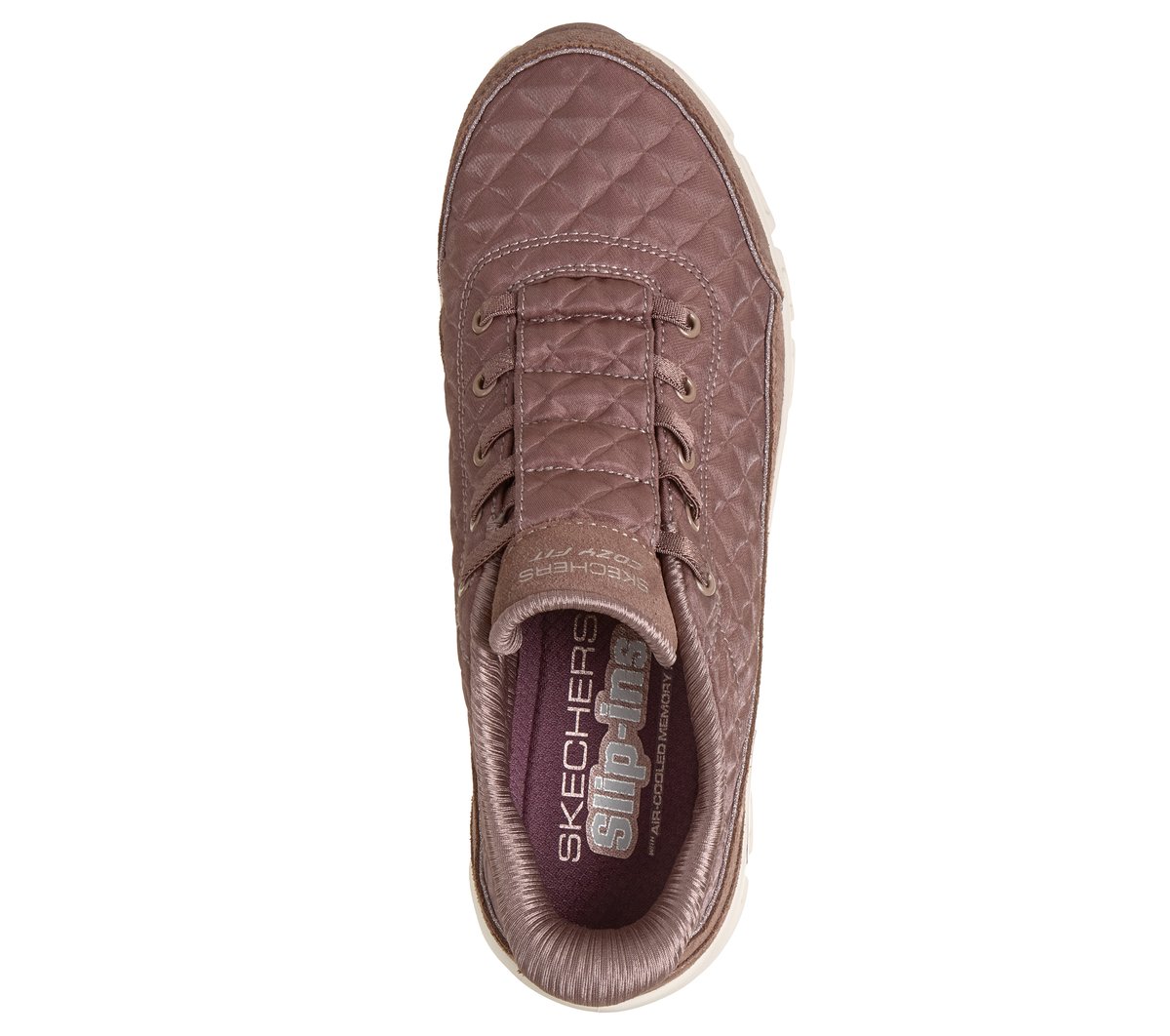 Skechers Slip-ins: Glide-Step Elevate - Cozy Fit Soft Glow — DARK TAUPE