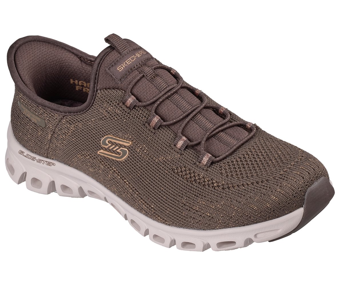 Skechers Slip-ins: Glide-Step - Copper Bloom — CHOCOLATE