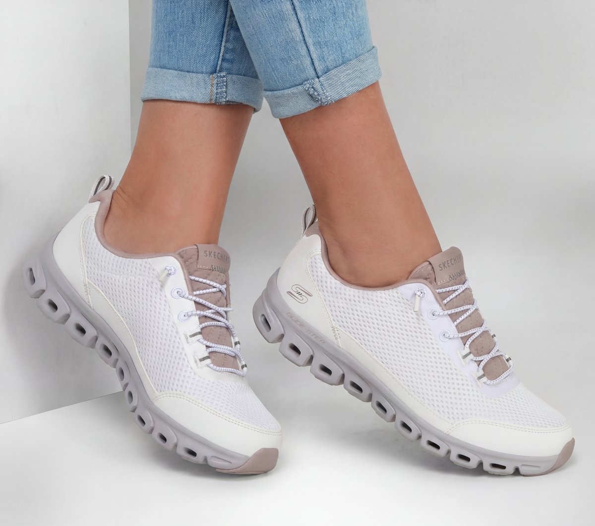 Glide-Step - Muze — WHITE / ROSE