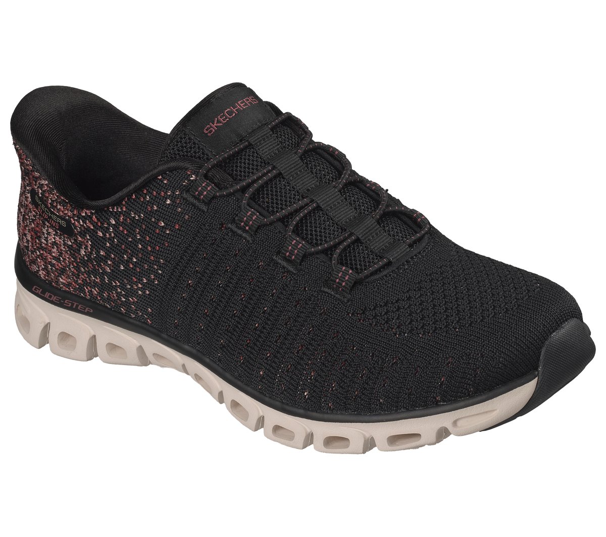 Skechers Slip-ins: Glide-Step - Phenomena — BLACK / NATURAL