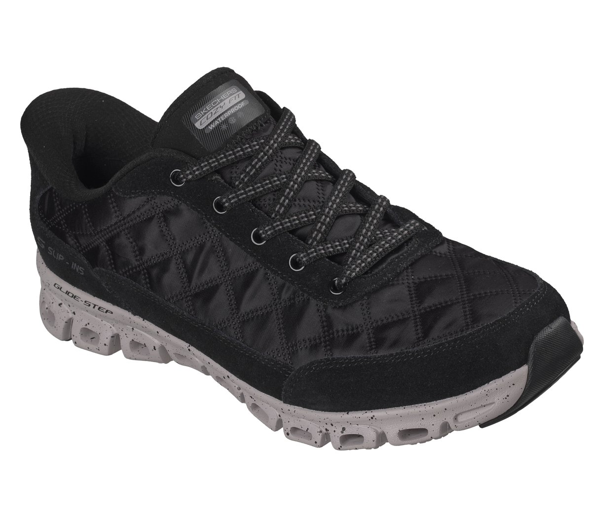 Skechers Slip-ins Waterproof: Glide-Step - Cozy Fit Cascada — BLACK