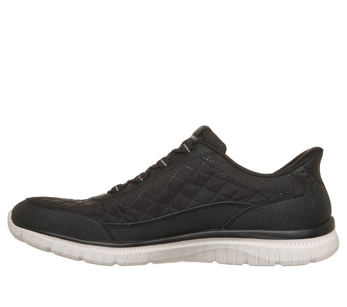 Skechers Slip-ins: Virtue - Cozy Fit Settle In — BLACK / WHITE