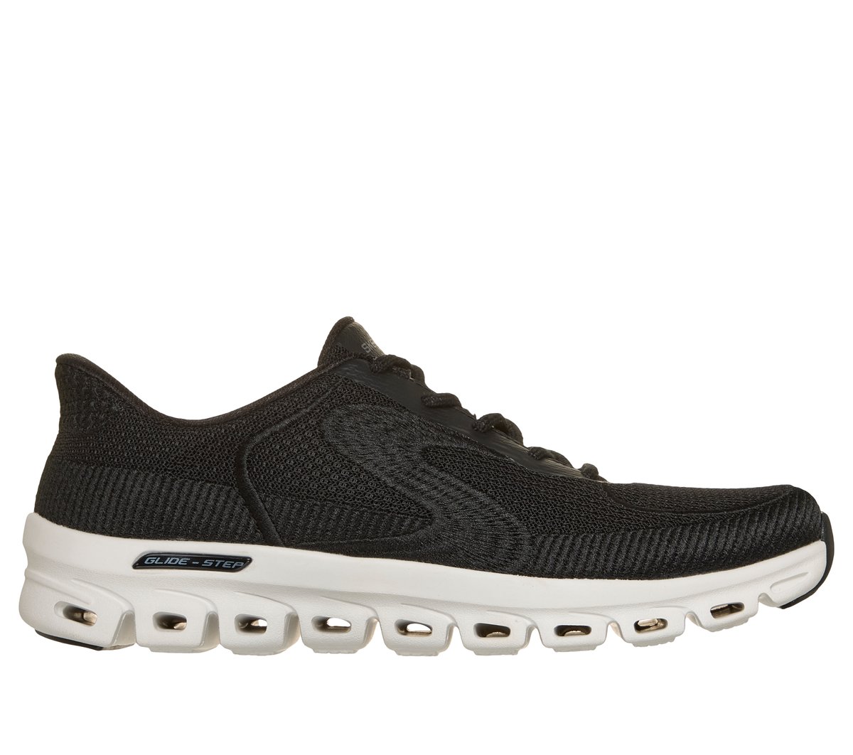 Skechers Slip-ins: Glide-Step Elevate - Myth — BLACK / WHITE