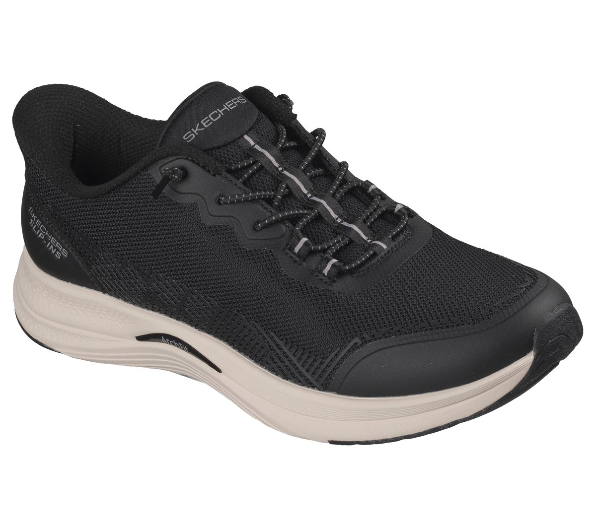Skechers Slip-ins: Arch Vista 2.0 - Bright — BLACK / NATURAL