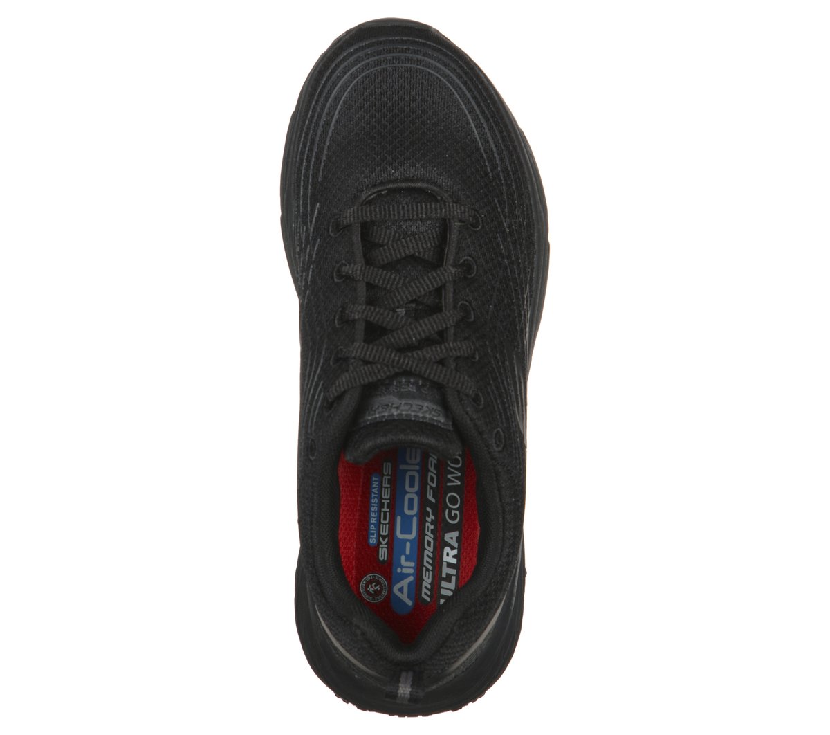 Work Slip-Resistant Relaxed Fit: Max Cushioning Elite — BLACK
