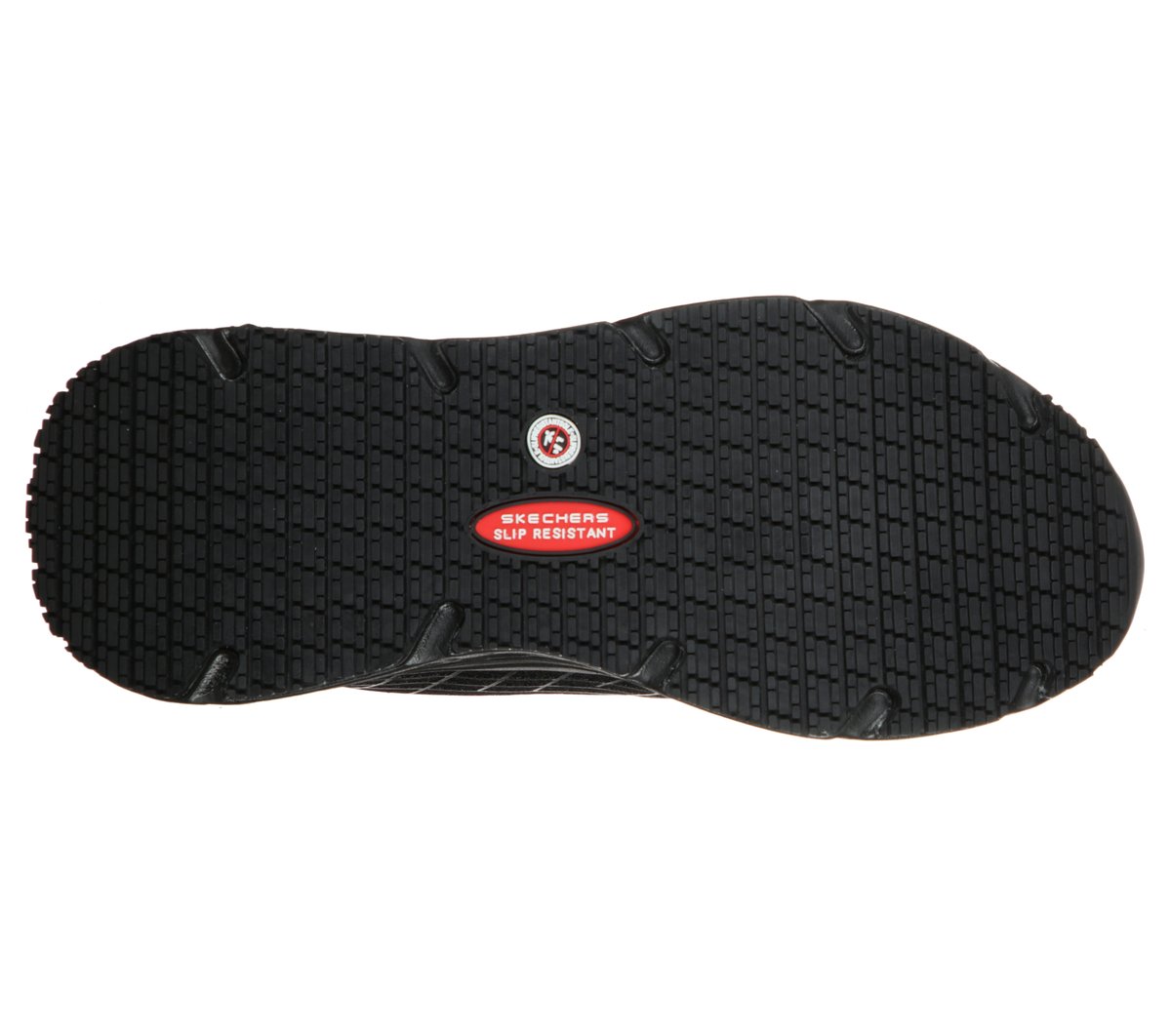 Work Slip-Resistant Relaxed Fit: Max Cushioning Elite — BLACK