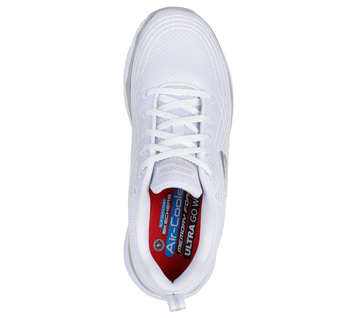 Work Slip-Resistant Relaxed Fit: Max Cushioning Elite — WHITE