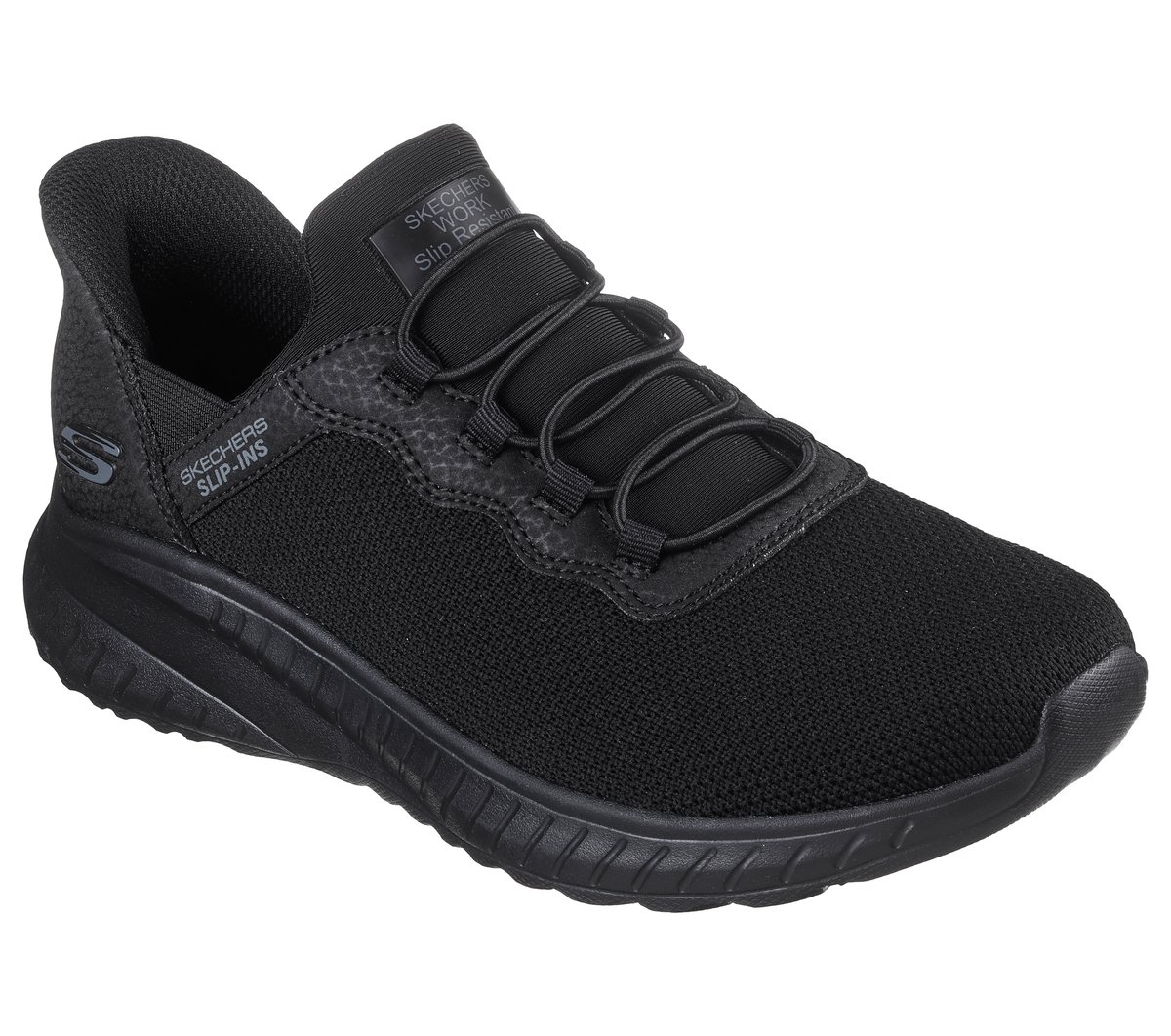 Skechers Slip-ins Work: Squad Chaos SR - Jasul — BLACK