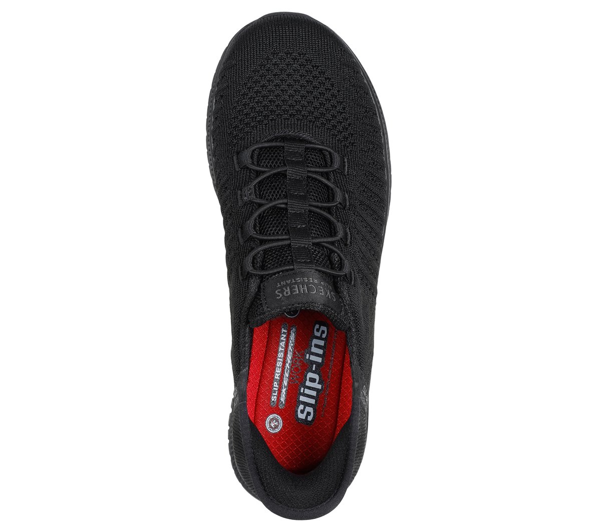 Skechers Slip-ins Work Slip-Resistant: Virtue - Valsea — BLACK