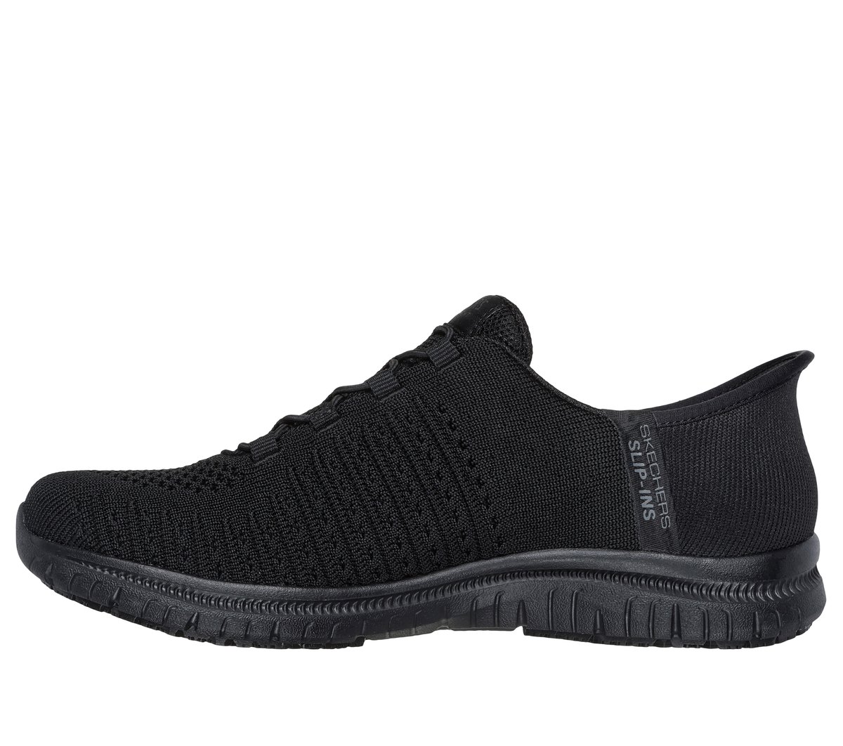 Skechers Slip-ins Work Slip-Resistant: Virtue - Valsea — BLACK