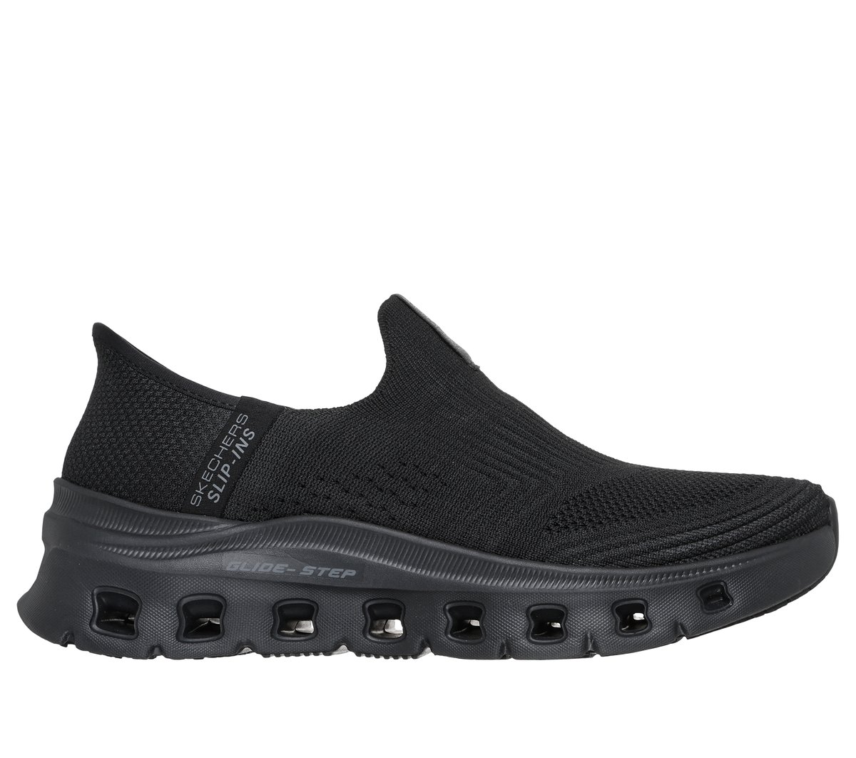 Skechers Slip-ins Work Slip-Resistant: Glide-Step Pro - Tadri — BLACK