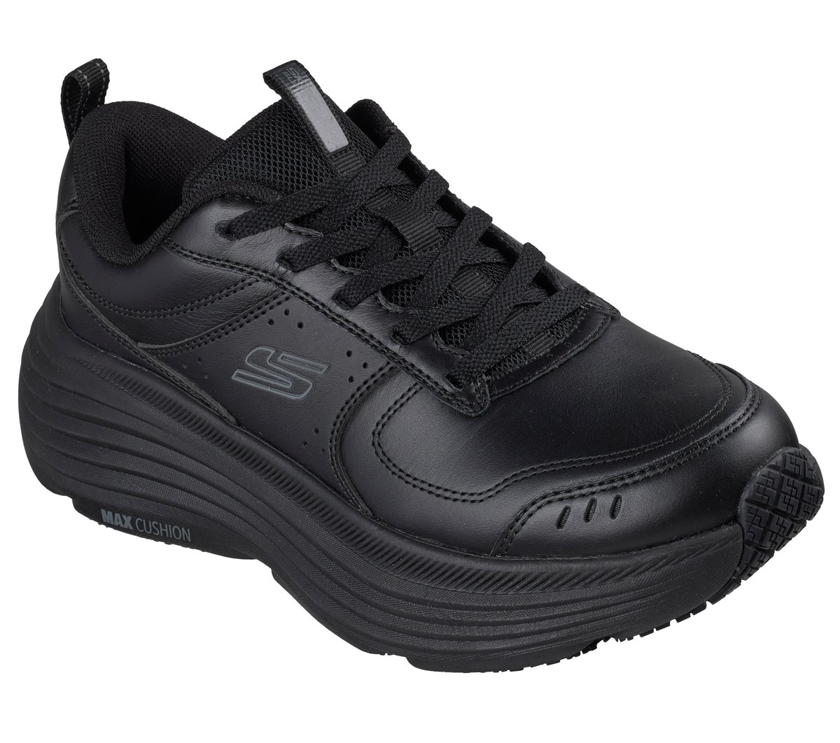 Work Slip-Resistant: Max Cushioning Endeavour - Elesyn — BLACK