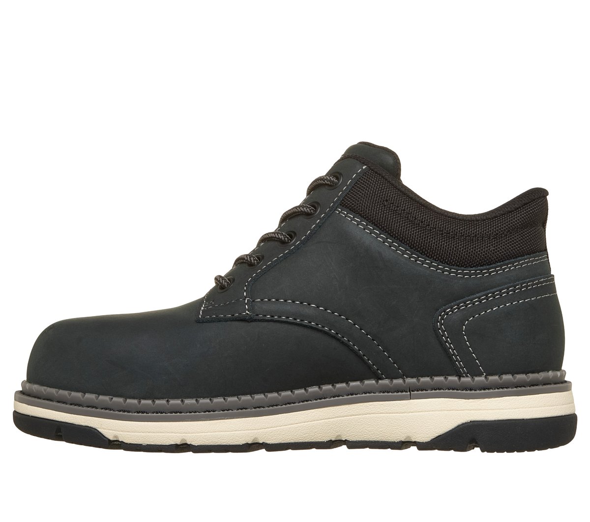 Skechers Slip-ins Work: Flex Boot Fallow — BLACK