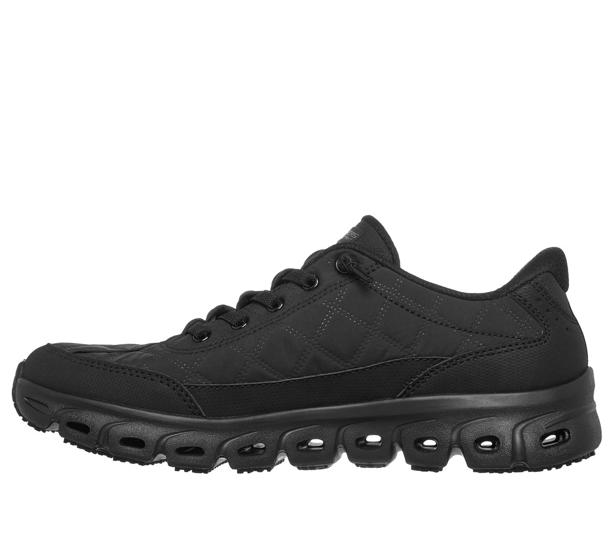 Skechers Slip-ins Work Slip-Resistant: Glide-Step - Cozy Fit Zhova — BLACK