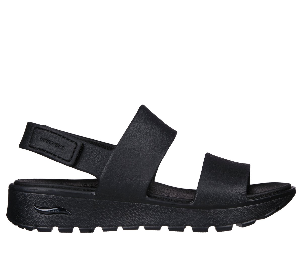 Foamies: Arch Fit Footsteps - Day Dream — BLACK