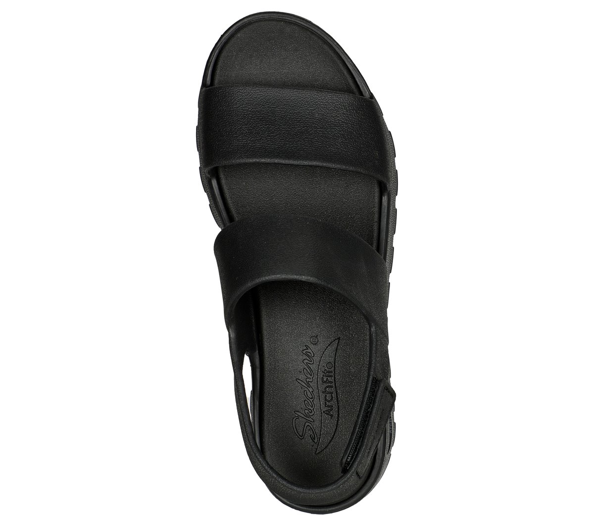 Foamies: Arch Fit Footsteps - Day Dream — BLACK