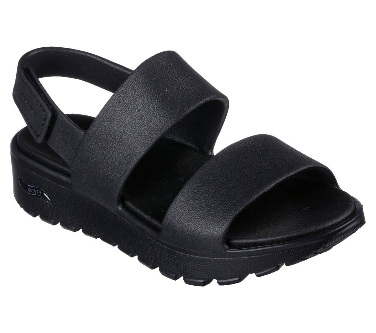 Foamies: Arch Fit Footsteps - Day Dream — BLACK