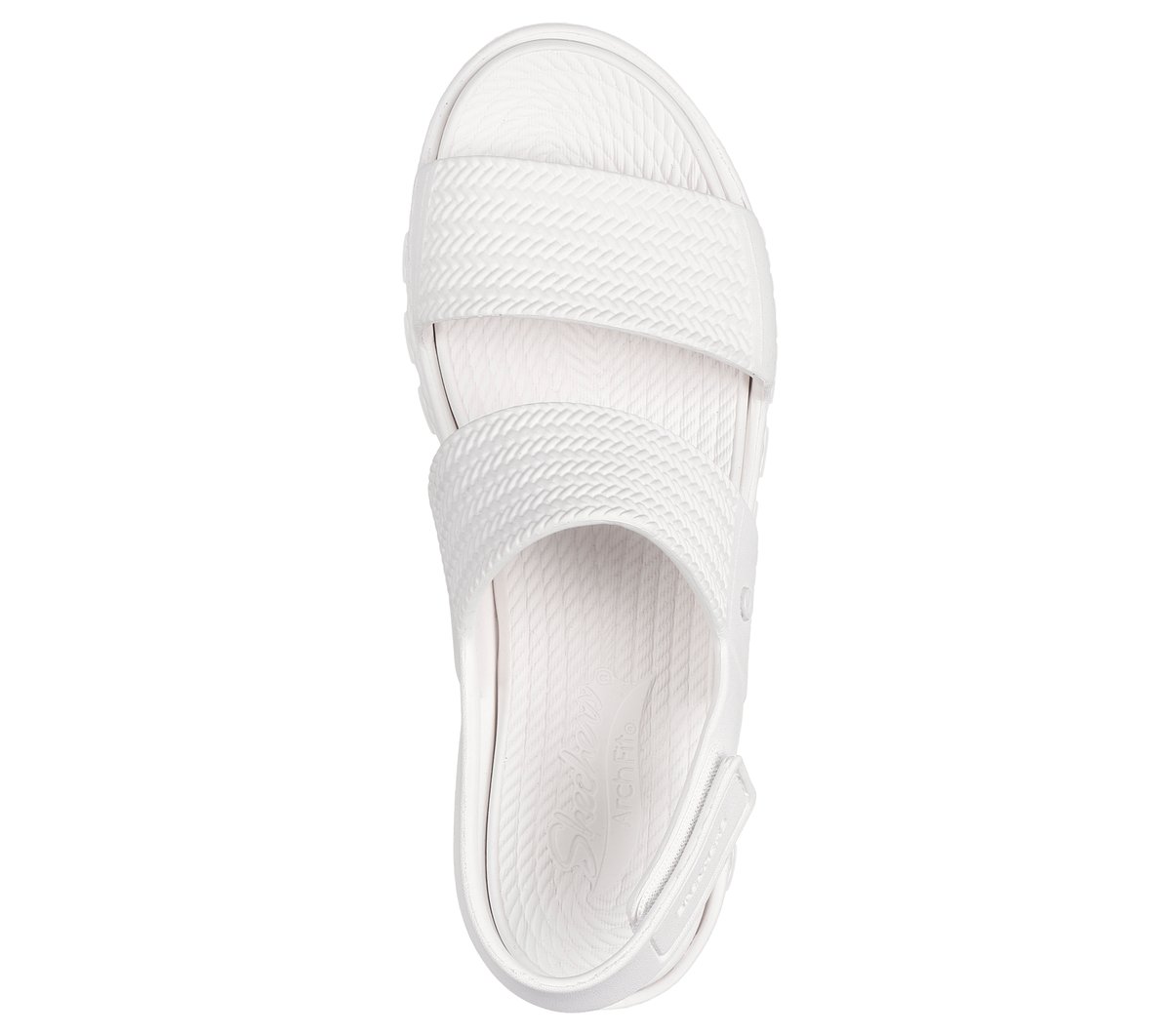 Foamies: Arch Fit Footsteps - Sunny Days — WHITE