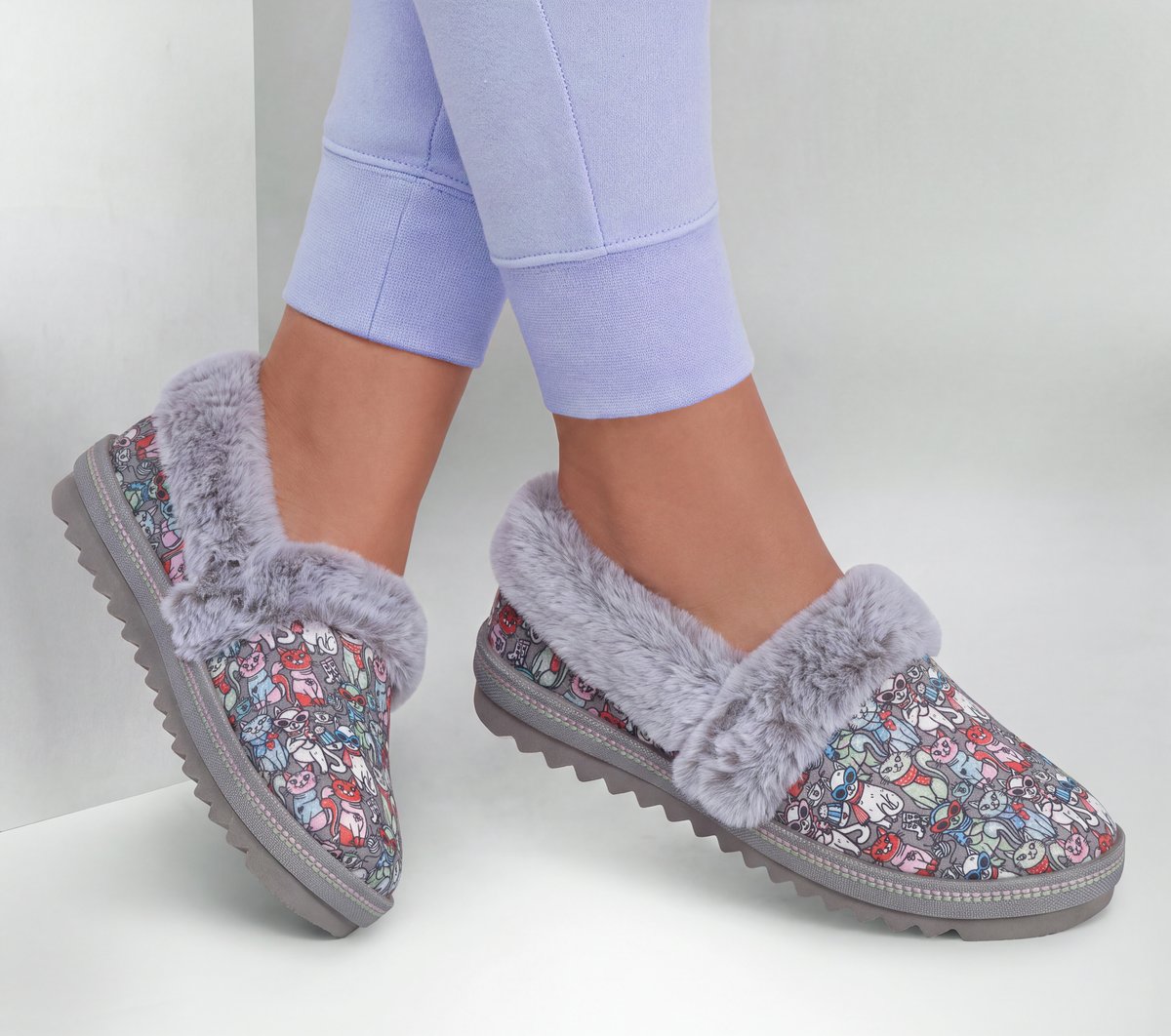 BOBS Cozy Kiss - Knit Kitty — GRAY / MULTI